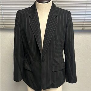 Charter club Black Pinstripe Blazer